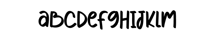 Nigntstar Font LOWERCASE