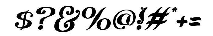 Nigona Italic Font OTHER CHARS