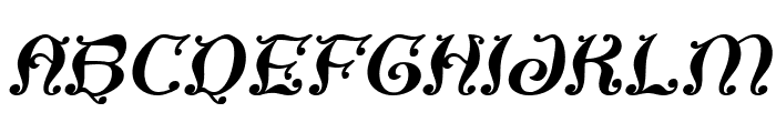 Nigona Italic Font UPPERCASE