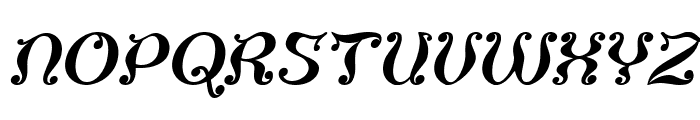 Nigona Italic Font UPPERCASE