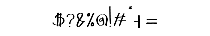 Nigory Regular Font OTHER CHARS