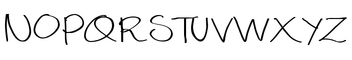 Nigory Regular Font UPPERCASE