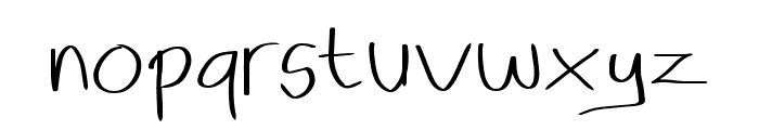 Nigory Regular Font LOWERCASE