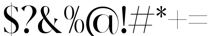 Niguella-Regular Font OTHER CHARS