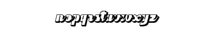 Nihilism-Extrude Font LOWERCASE