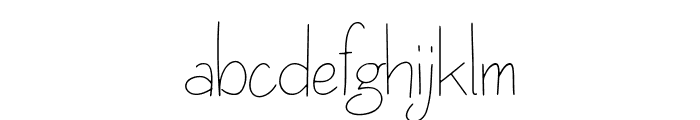 Nikapin Regular Font LOWERCASE