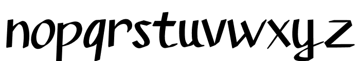 Nildaje Font LOWERCASE
