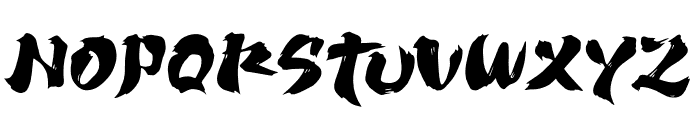 Ninja Kage Regular Font UPPERCASE