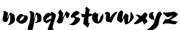 Ninja Kage Regular Font LOWERCASE