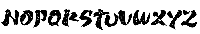 Ninja Kage Rough Font UPPERCASE