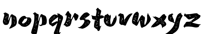 Ninja Kage Rough Font LOWERCASE