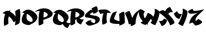 Ninjastrike Font UPPERCASE