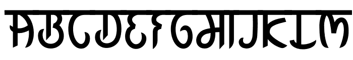 Niranjan One Font UPPERCASE