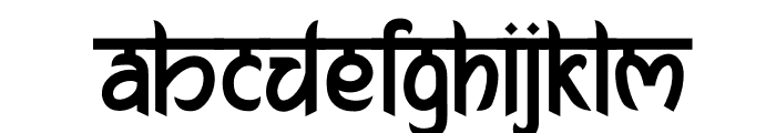 Niranjan One Font LOWERCASE