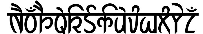 Niranjan Two Font UPPERCASE