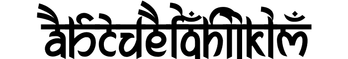 Niranjan Two Font LOWERCASE