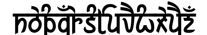 Niranjan Two Font LOWERCASE