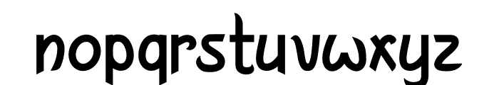 Niranjan Font LOWERCASE