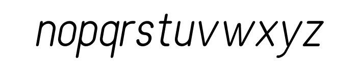 Nirmala Italic Font LOWERCASE