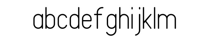 Nirmala Light Font LOWERCASE