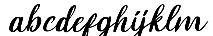 NissaKireina-Italic Font LOWERCASE