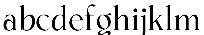 Nissma Regular Font LOWERCASE