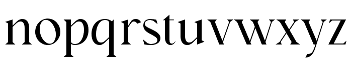 Nissma Standard Regular Font LOWERCASE