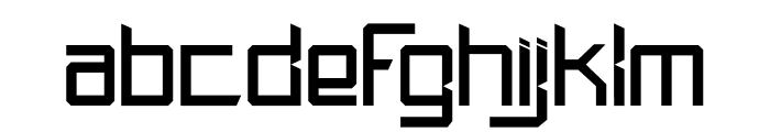 Nitro Nova Bold Font LOWERCASE