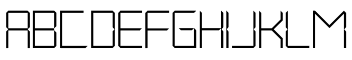 Nitro Nova UltraLight Font UPPERCASE