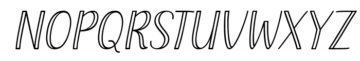 Nittela Italic Font UPPERCASE