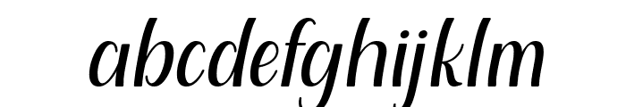 Nittela Solid Italic Font LOWERCASE