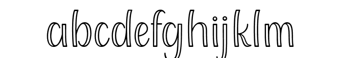 Nittela Font LOWERCASE