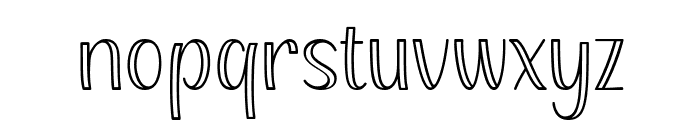 Nittela Font LOWERCASE