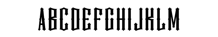 NoRemorse Font LOWERCASE