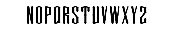 NoRemorse Font LOWERCASE