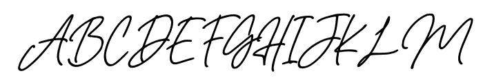 Noah Letter Italic Font UPPERCASE