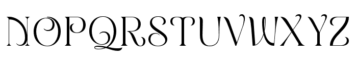 Noblessa-Regular Font UPPERCASE