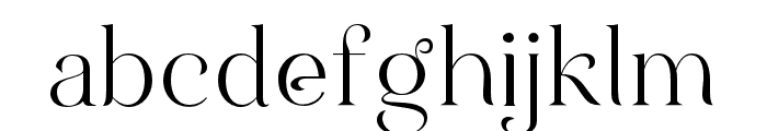 Noblessa-Regular Font LOWERCASE