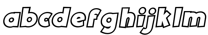 Nocky Line Italic Font LOWERCASE
