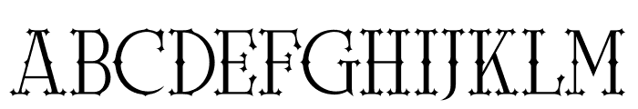 Noctune Font UPPERCASE