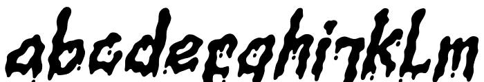 Nocturnus Sigil Italic Font LOWERCASE