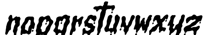 Nocturnus Sigil Italic Font LOWERCASE