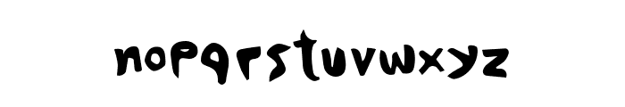 Nodhern Font LOWERCASE