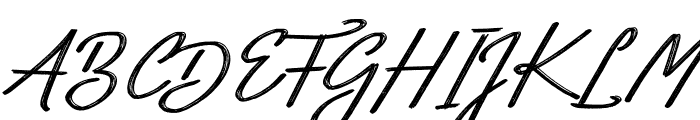 Nofela-Script Font UPPERCASE