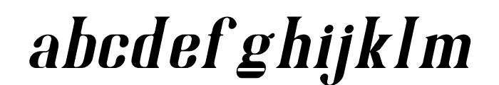 Noffan Italic Font LOWERCASE