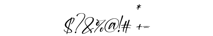 Noisette Rose Italic Font OTHER CHARS