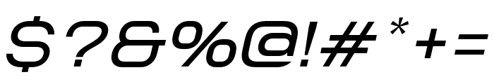 NokiaExpandedItalic-Regular Font OTHER CHARS