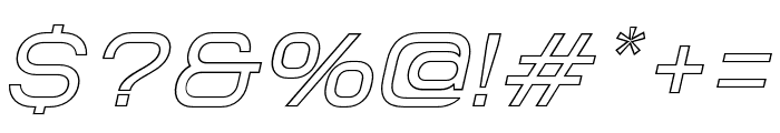 NokiaExpandedOutlineItalic-Rg Font OTHER CHARS