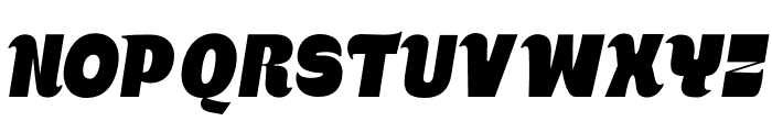 NokiatBlastina-Italic Font UPPERCASE