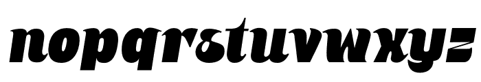 NokiatBlastina-Italic Font LOWERCASE